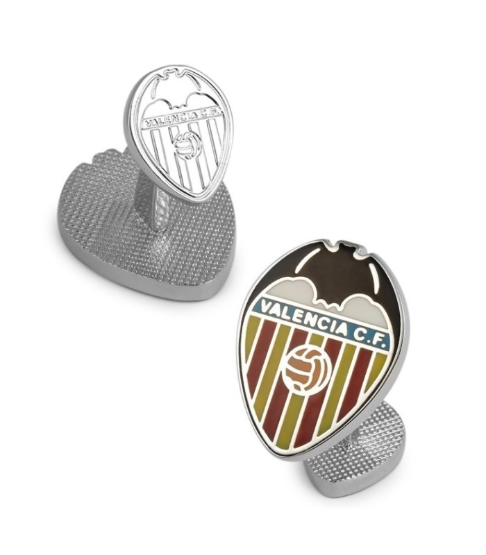 Gemelos para Camisa y Pasador de Corbata Valencia CF Producto Oficial