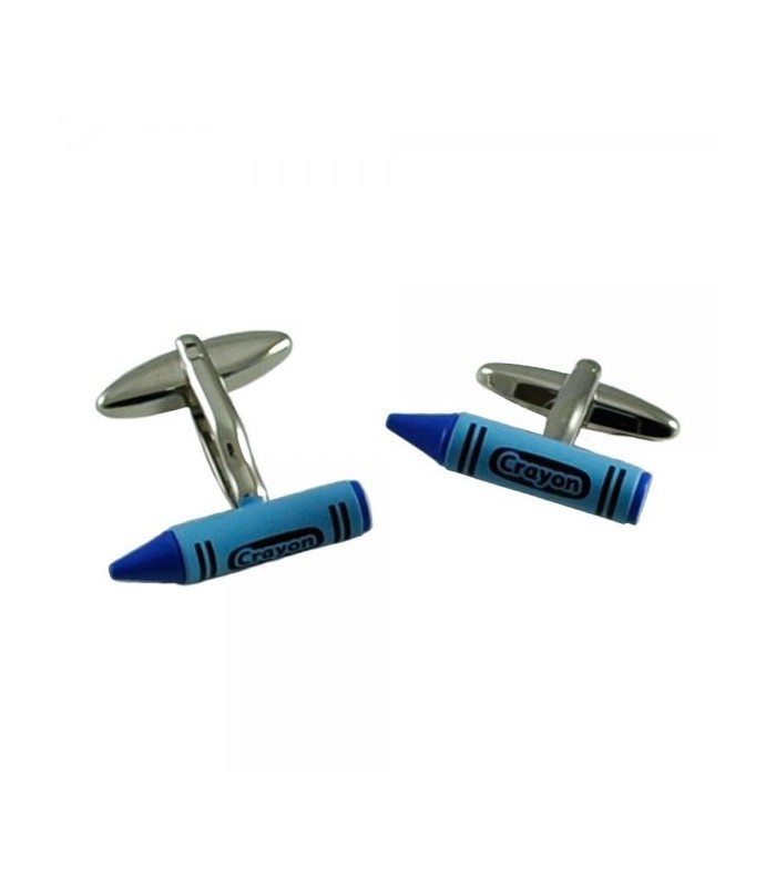 Gemelos Pintura de Cera Azul - Crayon Blue