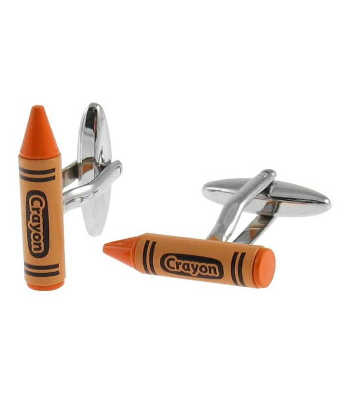 Gemelos Pintura de Cera Naranja - Crayon Orange