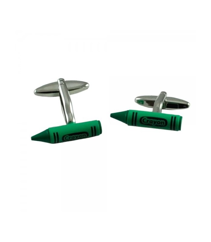 Gemelos Pintura de Cera Verde - Crayon Green