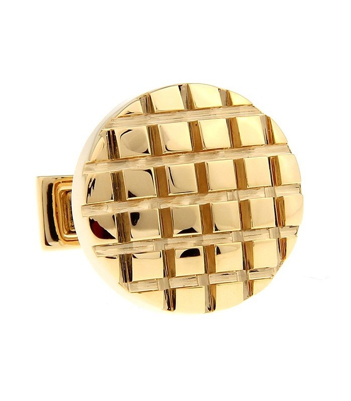 Gemelos Solid Rounded Stripes in Gold