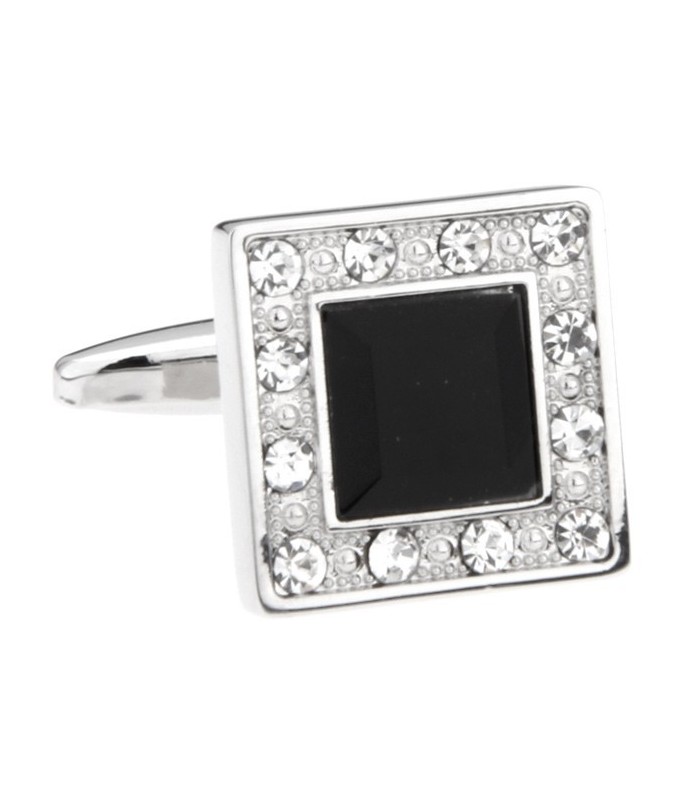 Gemelos Square Crystal Black