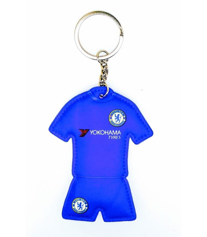 Llavero dos caras acolchado Chelsea 7,5x6cm