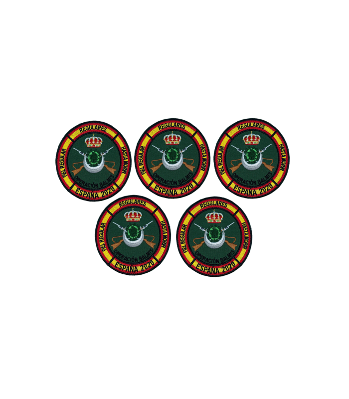Pack 5 Parches Operación Balmis 2020 Regulares