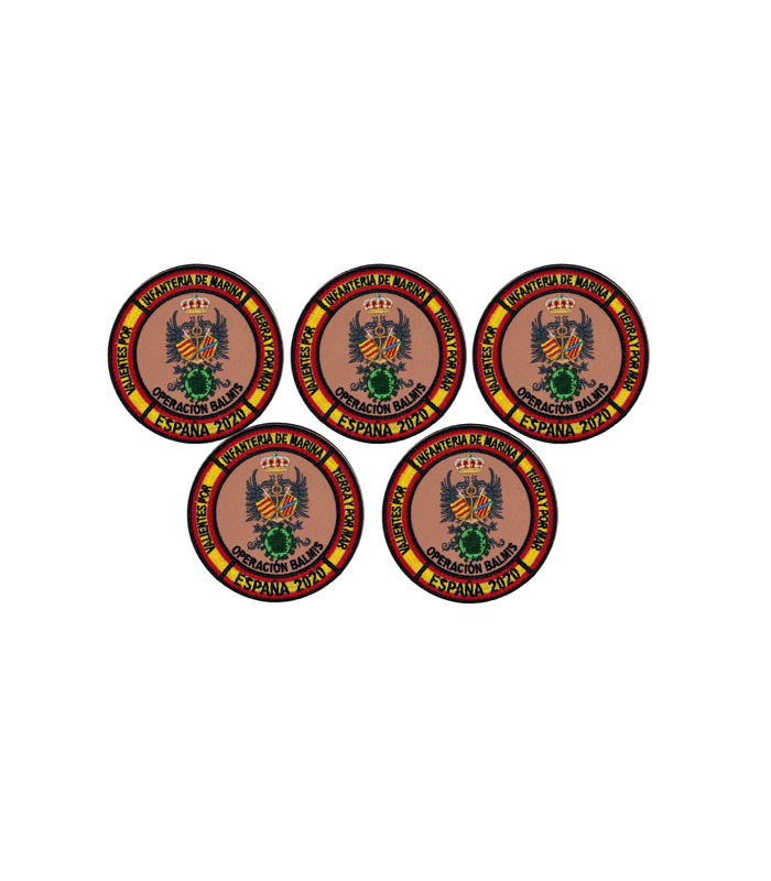 Pack 5 Parches Operación Balmis 2020 TEAR