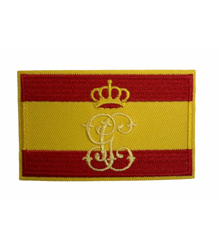 Parche Bandera de España Guardia Civil Escudo Cifra 8x5 cm