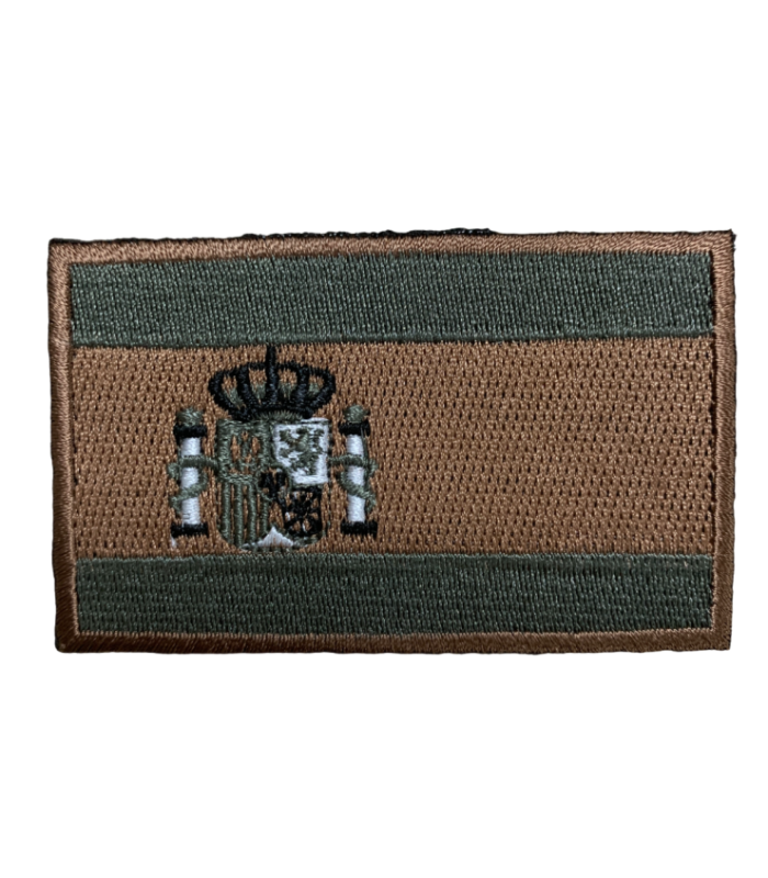 Parche Bandera de España Tactico Hook and loop 8x5 cm