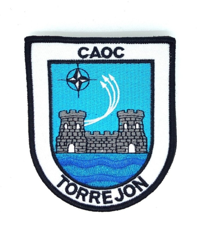 Parche Bordado Hook and Loop CAOC Torrejón 9x 7,5 cm