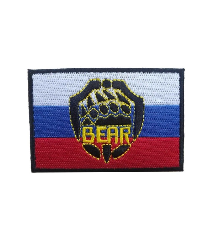 Parche Bordado Hook and Loop Garra de Oso Ruso-Gemelolandia
