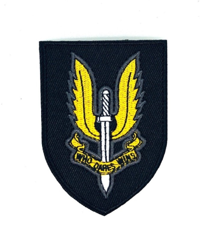 Parche Bordado Hook and Loop SAS Who Dares Wins Modelo 3 8cm