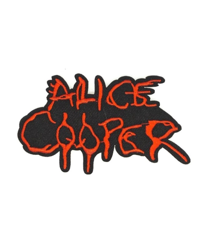 Parche Bordado Termoadhesivo Alice Cooper 10,5 cm
