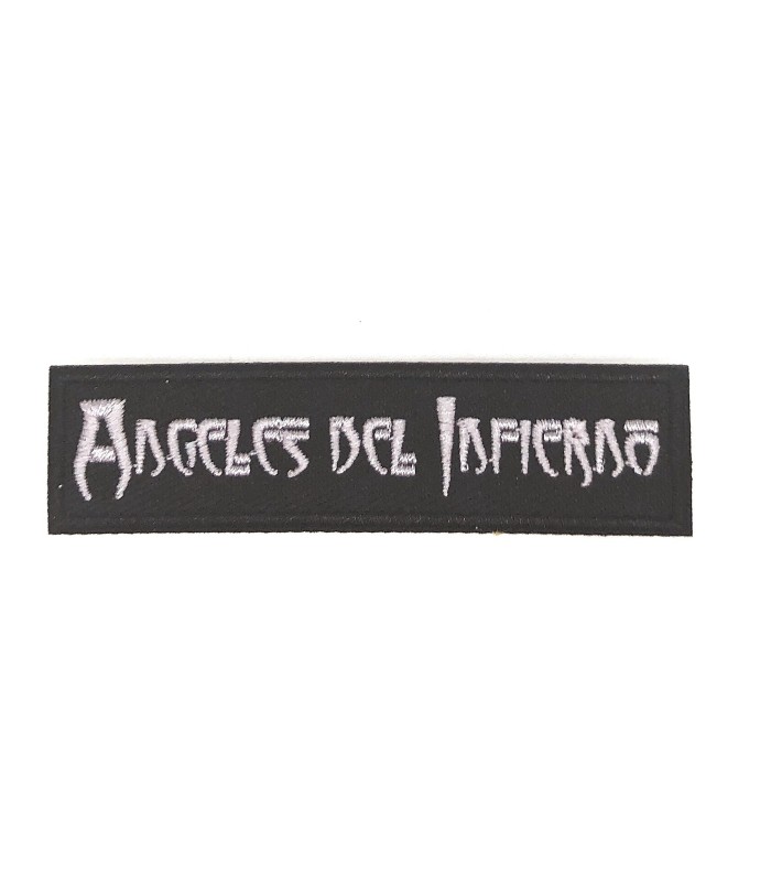 Parche Bordado Termoadhesivo Ángeles del Infierno 8x2 cm