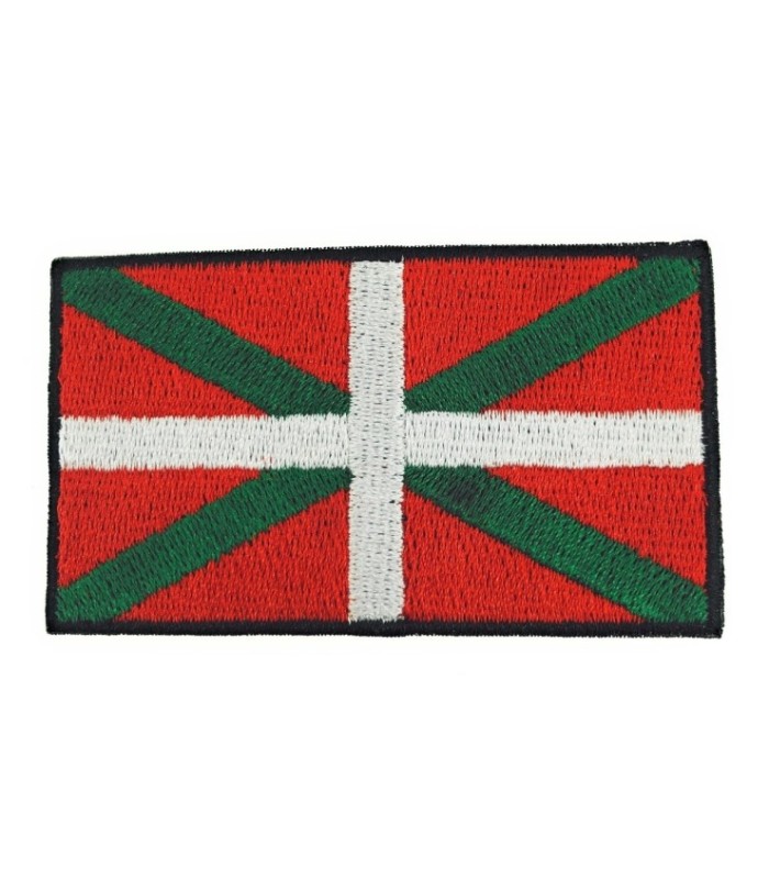 Parche Bordado Termoadhesivo Bandera del Pais Vasco Euskadi 7,5 cm