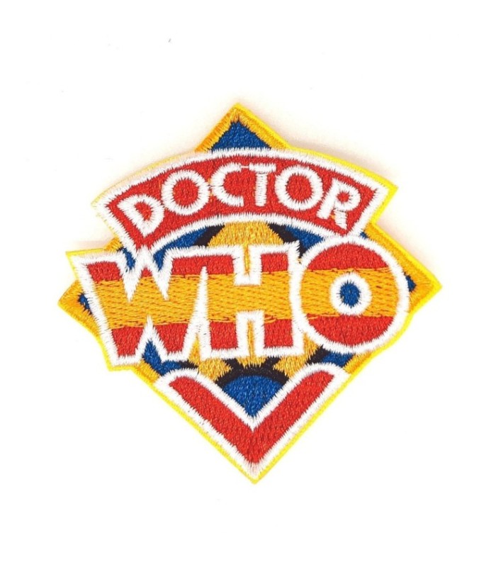 Parche Bordado Termoadhesivo Doctor Who 7cm
