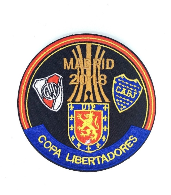 Parche Conmemorativo de la UIP del Partido Boca River Bordado Hook and Loop 9,5 cm