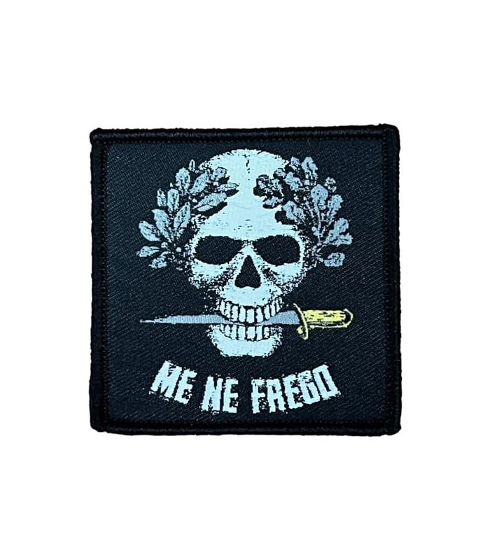 Parche de Calavera Me Ne Frego 6 cm