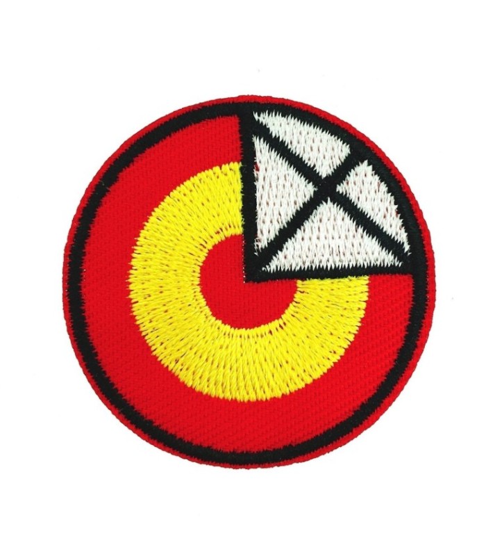 Parche de la Escarapela Española con Aspas 4 cm