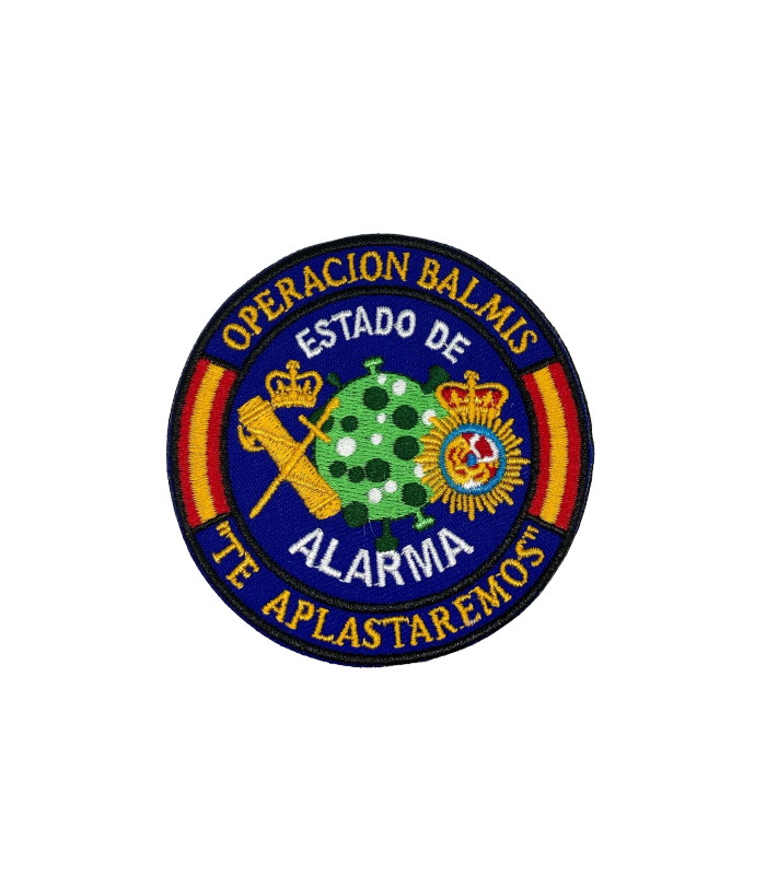 Parche Hook and Loop Operacion Balmis 2020 Estado de Alarma 8cm