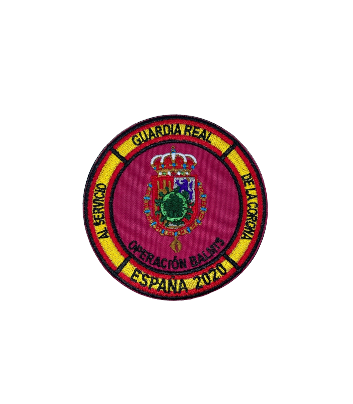 Parche Hook and Loop Operacion Balmis 2020 Guardia Real 8cm