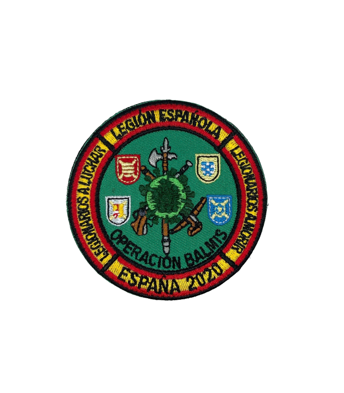 Parche Hook and Loop Operacion Balmis 2020 Legion Española 8cm