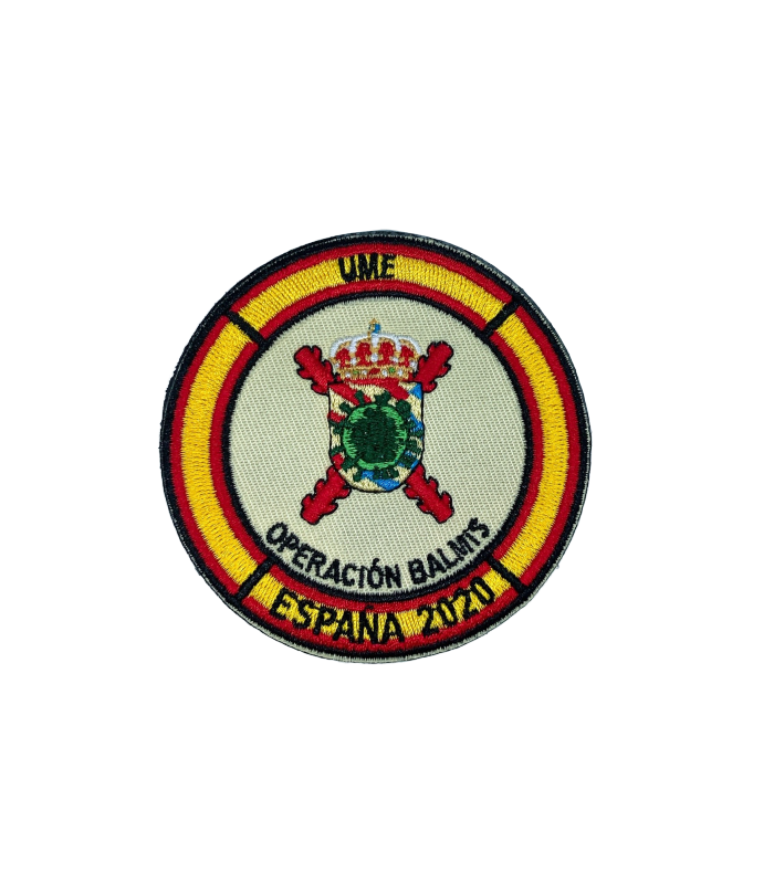 Parche Hook and Loop Operacion Balmis 2020 UME 8cm