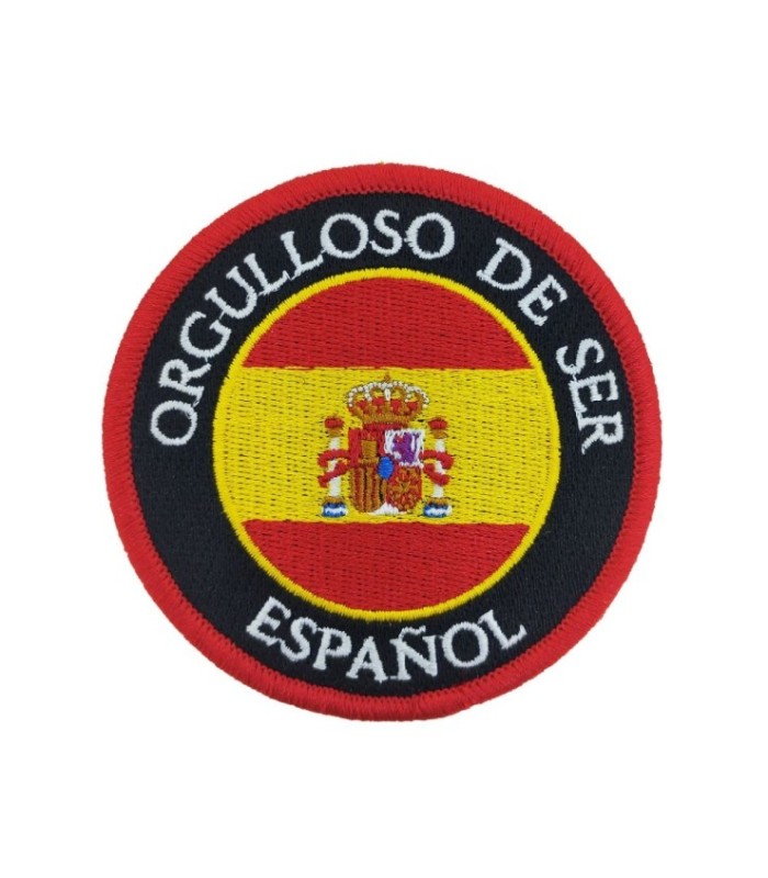 Parche Hook and Loop Orgulloso de Ser Español 8cm