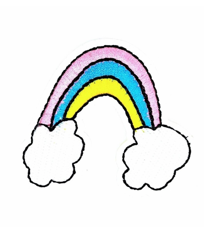 Parche Termoadhesivo Arco Iris 6x5,5 cm