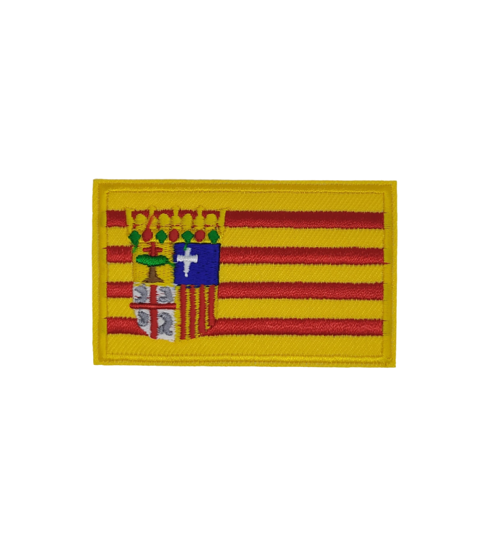Parche Termoadhesivo Bandera Aragon 7,5x5cm
