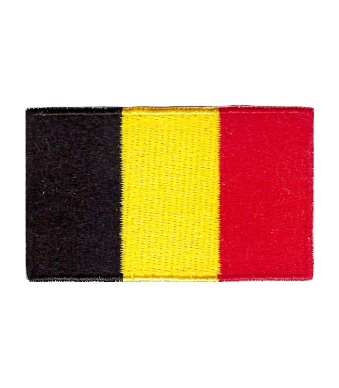 Parche Termoadhesivo Bandera de Bélgica 6cm