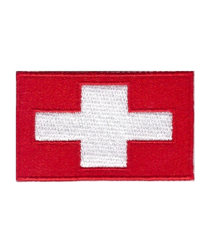 Parche Termoadhesivo Bandera de Suiza 6cm