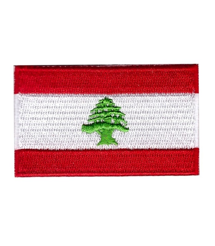 Parche Termoadhesivo Bandera del Líbano 6cm