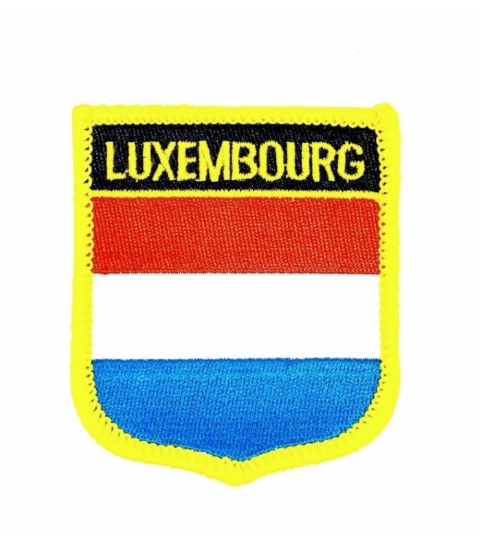 Parche Termoadhesivo Bandera escudo Luxemburgo 7x6 cm