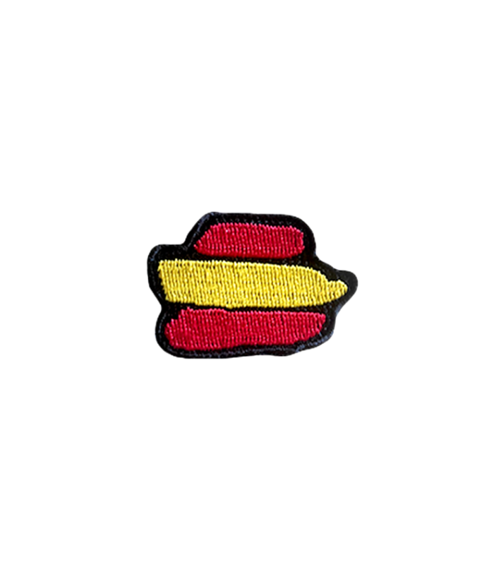 Parche Termoadhesivo Bandera España Rayas 4x3cm