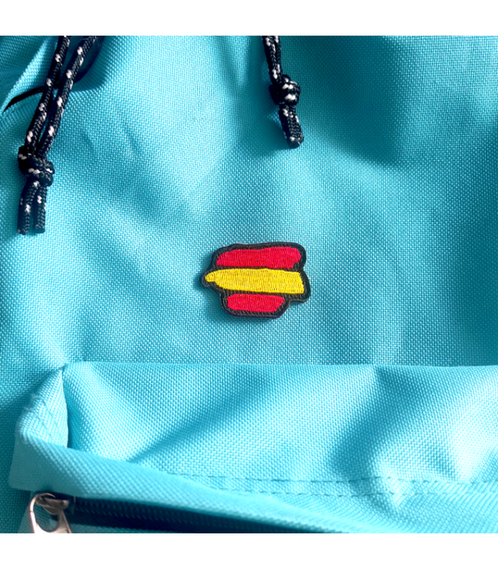 Parche Termoadhesivo Bandera España Rayas 4x3cm