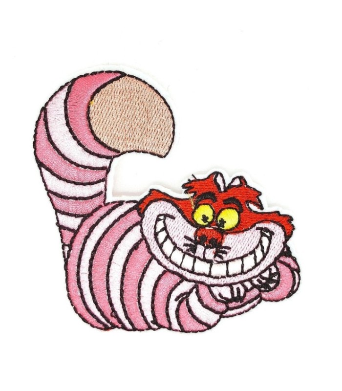 Parche Termoadhesivo Cheshire Alicia en el País de las Maravillas 8x7cm