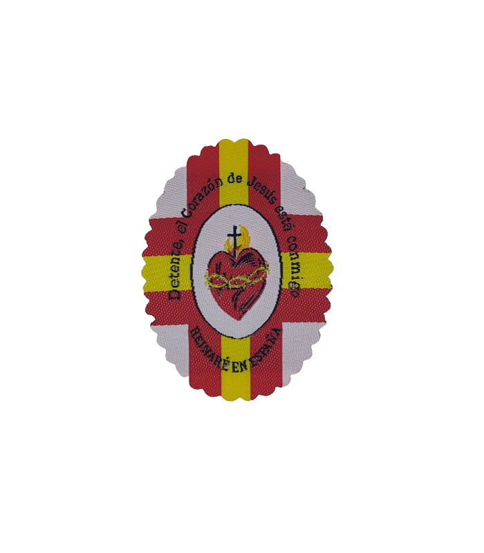 Parche Termoadhesivo Detente de Bala Carlista 5,5x4cm