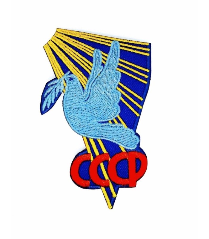 Parche Termoadhesivo Dove in Peace 1963 Primer Viaje Espacial CCCP 9x5,5cm