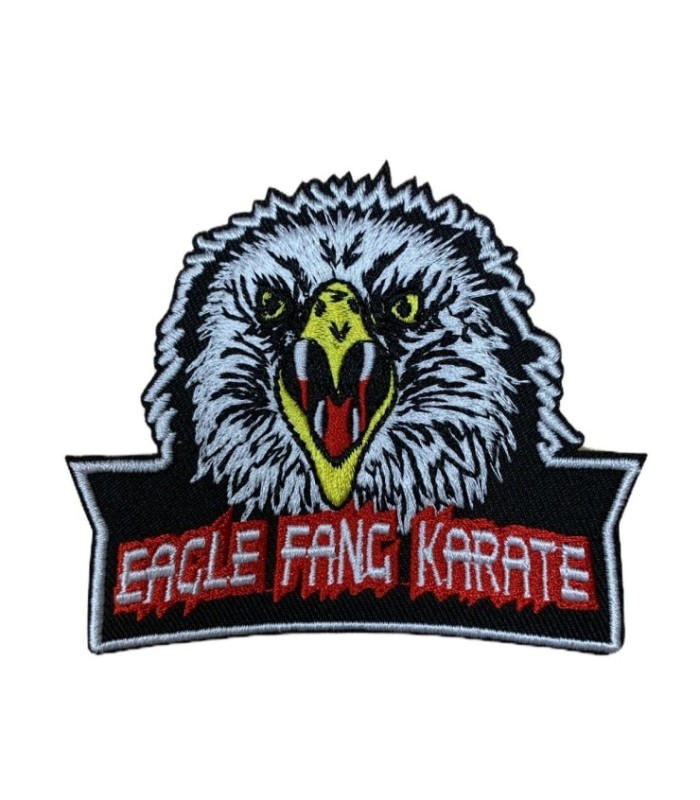 Parche Termoadhesivo Eagle Fang Karate - Colmillo de Aguila - Cobra Kai 9x7,5cm