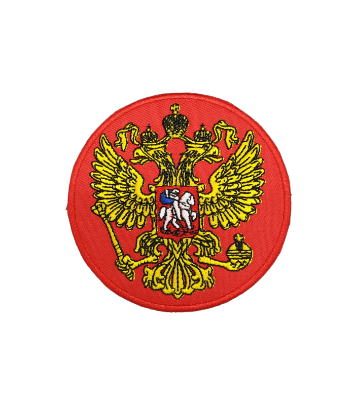 Parche Termoadhesivo Escudo de Armas Rusia 9 cm