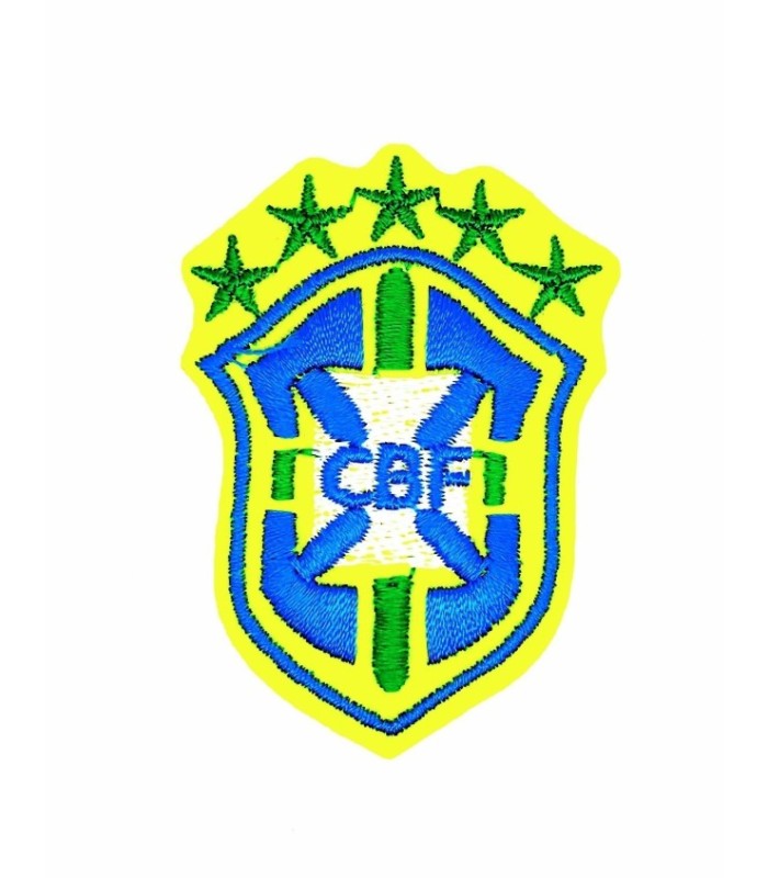 Parche Termoadhesivo Fed brasileña fut 6x4cm