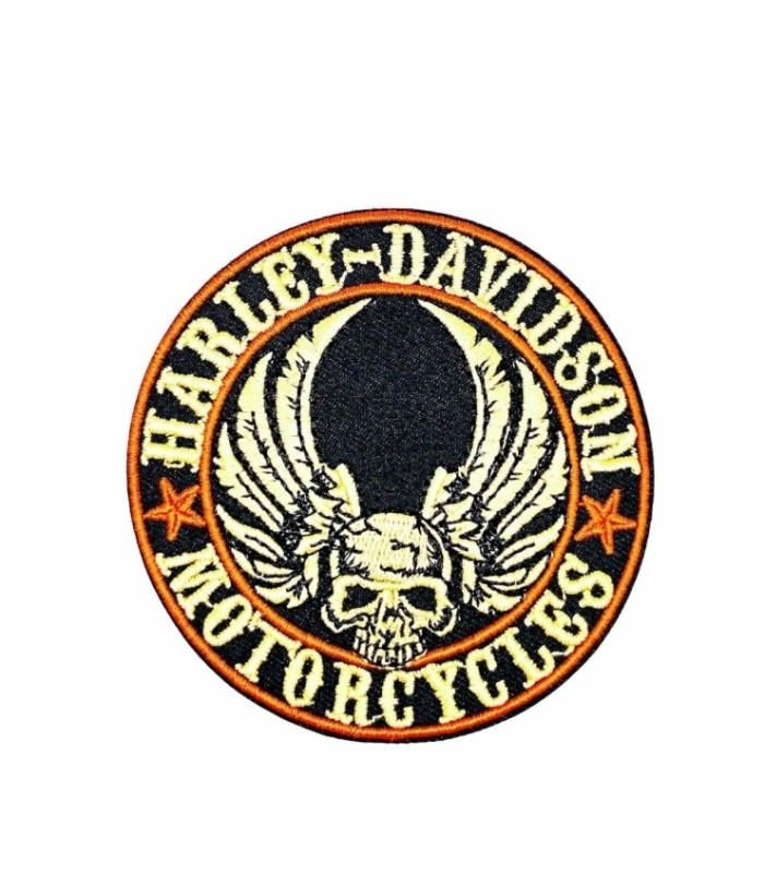 Parche Termoadhesivo HD Calavera alada 7,5x7,5cm