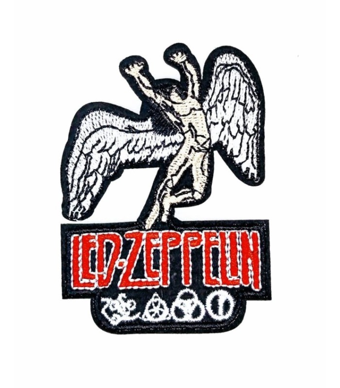 Parche Termoadhesivo Led Zeppelin color 8x5,5cm