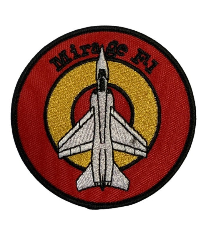 Parche Termoadhesivo Mirage F-1 Escarapela Española 8cm