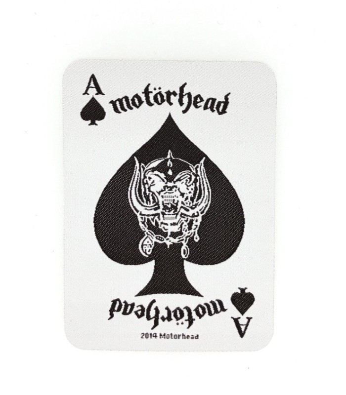 Parche Termoadhesivo Motorhead Carta de Ases 9,5x7cm