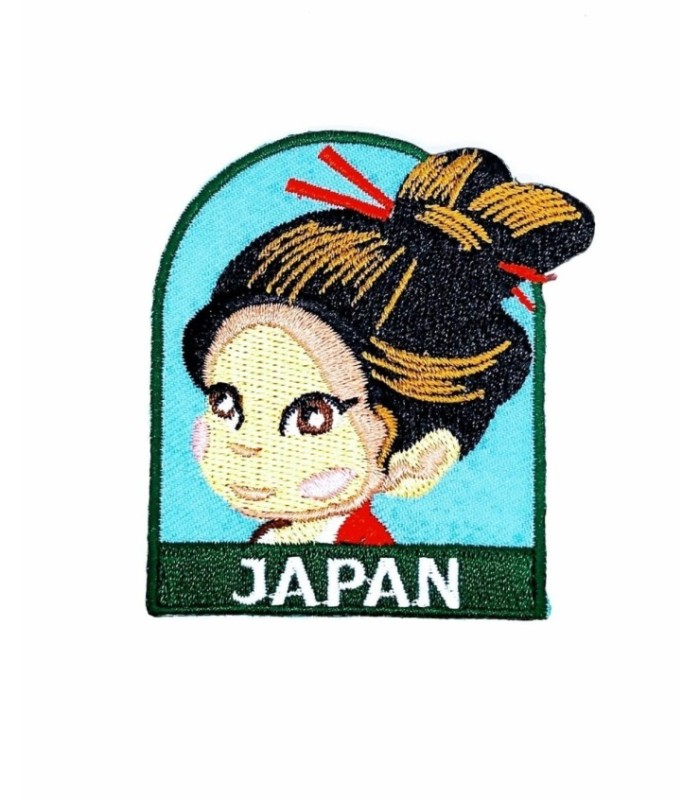 Parche Termoadhesivo Muñeca japonesa 6x5,5 cm