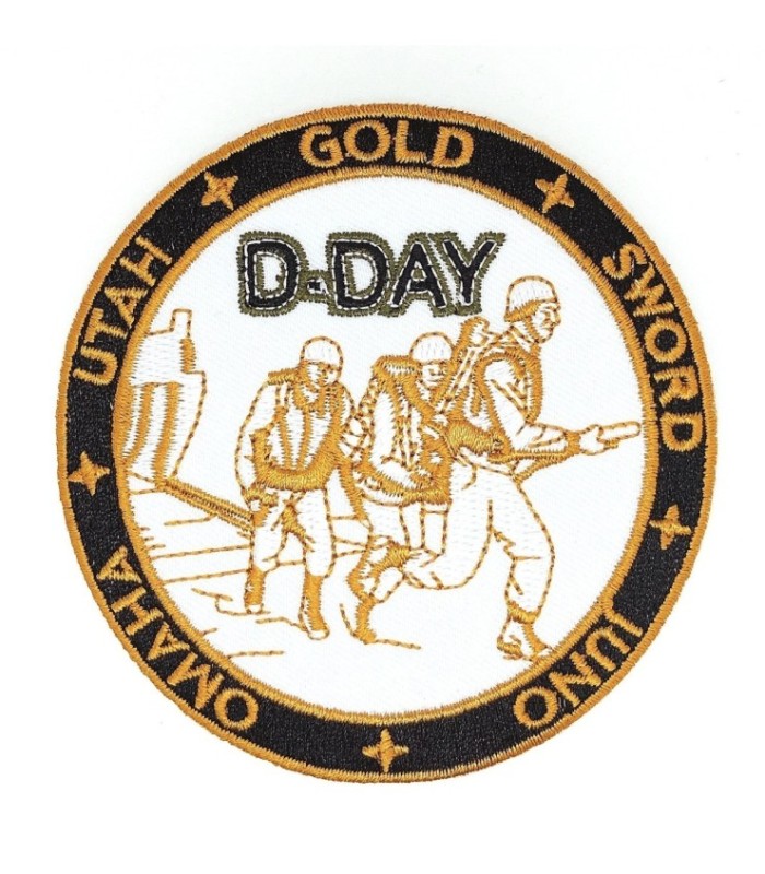 Parche Termoadhesivo Normandia Día D 9 cm