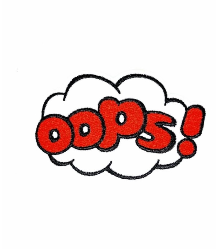 Parche Termoadhesivo Oops! 8x5,5 cm