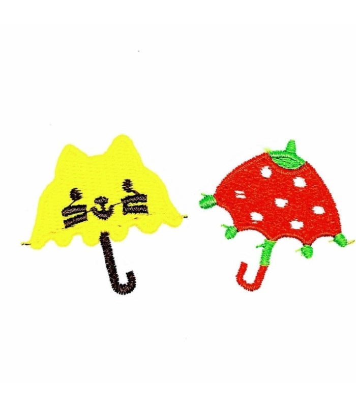 Parche Termoadhesivo Paraguas animados 4x3,5 cm