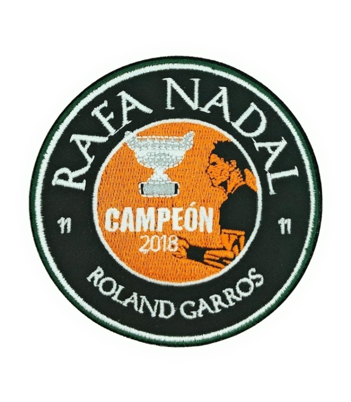 Parche Termoadhesivo Rafa Nadal 11 Roland Garros 9cm