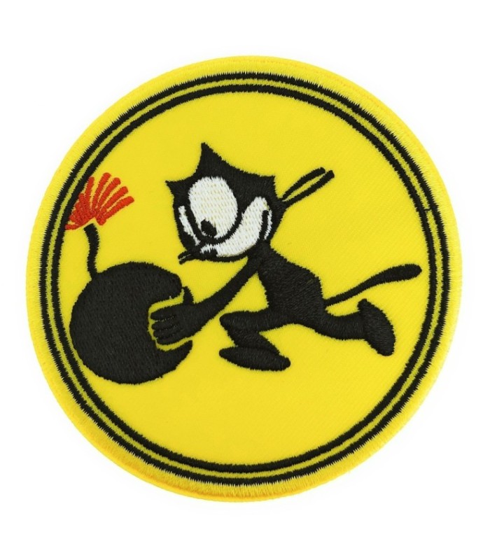 Parche Termoadhesivo Strike Fighter Squadron 31 Felix the Cat 8 Cm